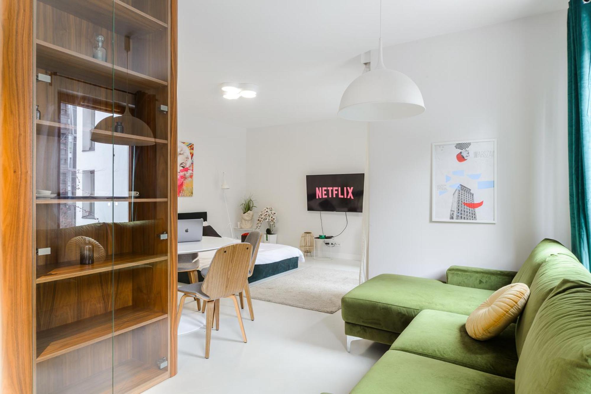 ורשה Lumina Apartment With Parking Near Muzeum Powstania מראה חיצוני תמונה